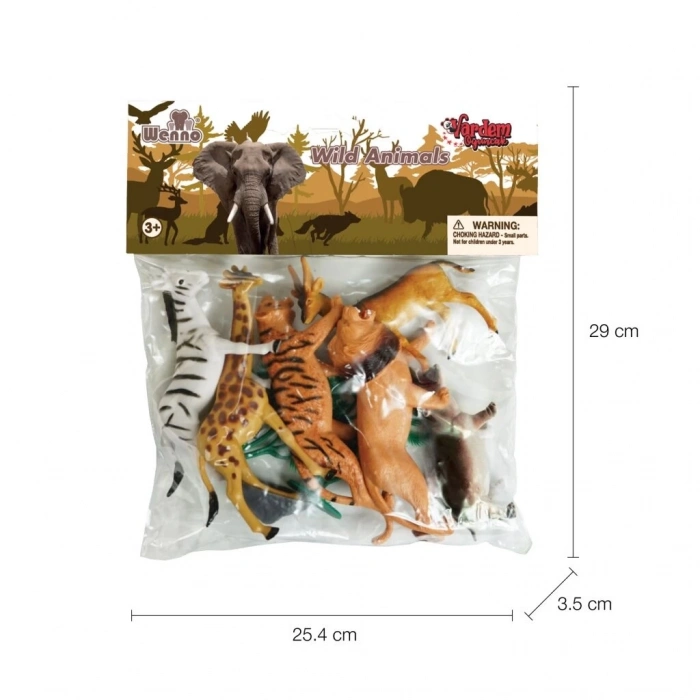 BFS  9115,9116,9117 Poşette 9 parça Hayvan Seti