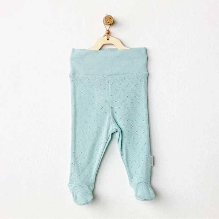 BFS     AC24706 Jacquard Patikli Bebek Pantolon Green