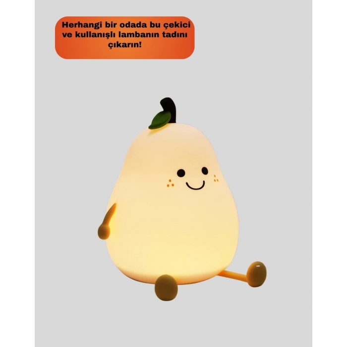 BFS Armut Gece Lambası USB Şarjlı Ayarlanabilir LED Işık