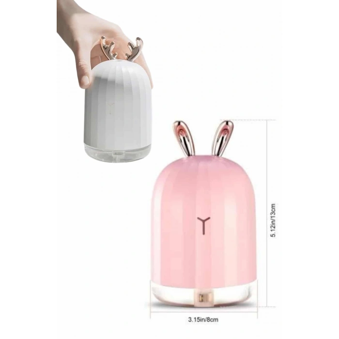 BFS Aromaterapi Hava Nemlendirici Dekoratif USB Şarjlı Tavşan Nemlendirici