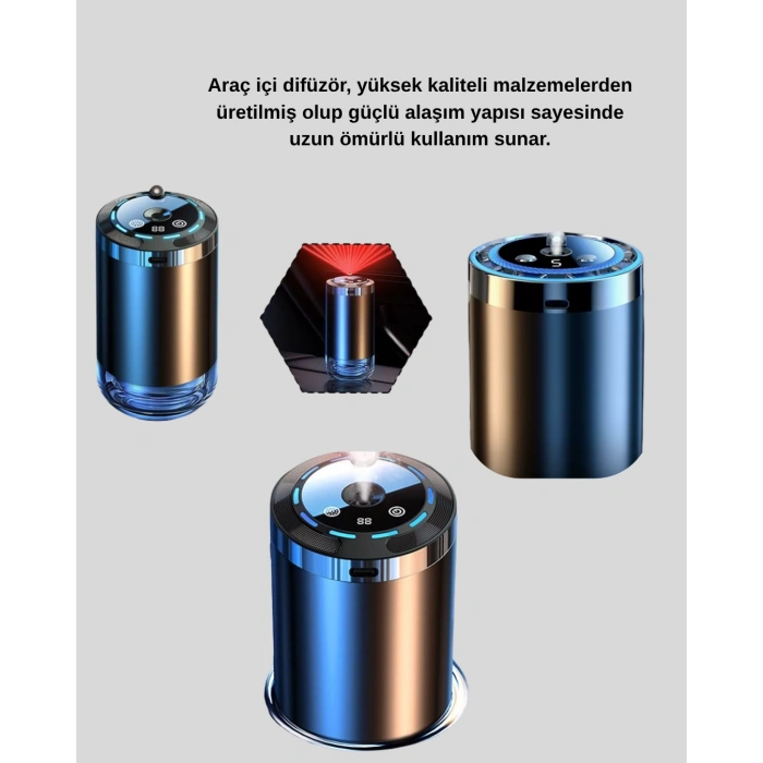 BFS Aromaterapili Araç İçi Difüzör USB Bağlantılı ve Yıldız Işıklı