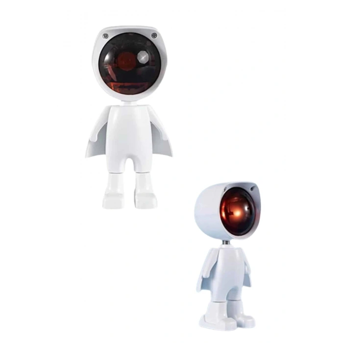 BFS Astronot Işık Projektörü Gökkuşağı Projeksiyon Gece Lambası Hediyelik