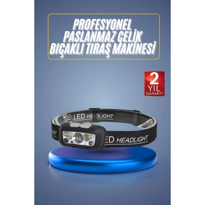 BFS Ayarlanabilir Kafa Lambası Type-C Şarjlı Kompakt Kamp Lambası