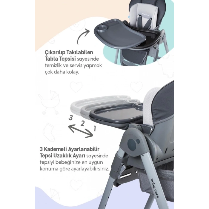 BFS Baby Care BC511 Flex Plus Mama Sandalyesi Antrasit