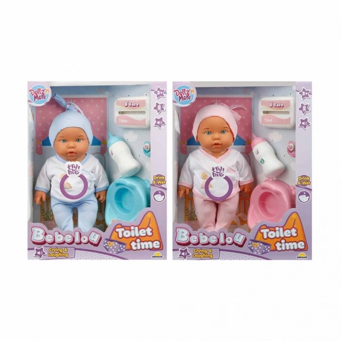 BFS   Bebelou Tuvalet Zamanı Sesli Gülen ve Ağlayan Bebek