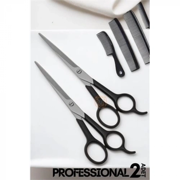 BFS Berber Makası 2 ADET Profesyonel 6.5 inç Çelik