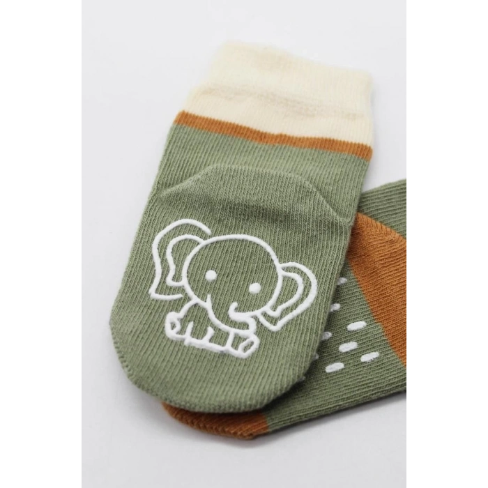 BFS   Bistyle Hayvan Figür Kaymaz Kız Soket Çorap 2Li BS10120 Nil