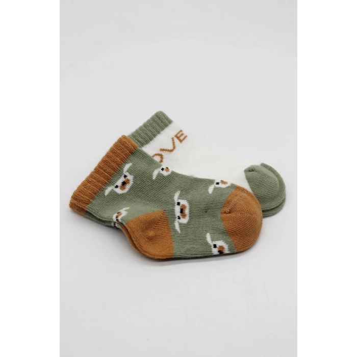 BFS   Bistyle Love Dog Penye Soket Çorap 2Li BS10118 Nil