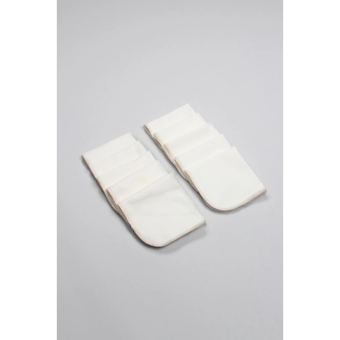 BFS   Bistyle Organik 20x20 10Lu Penye Mendil 90102 Ekru