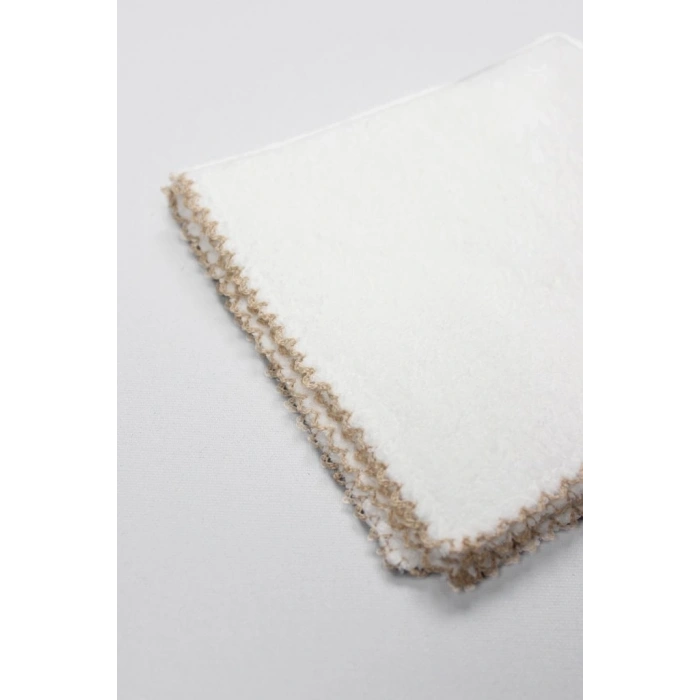 BFS   Bistyle Organik 28x28 6Lı Havlu Mendil 90105 Ekru