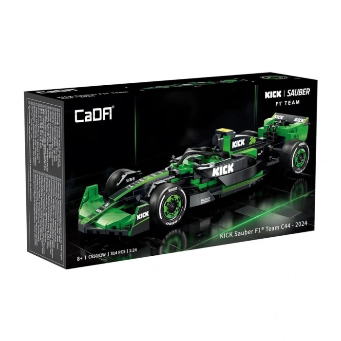 BFS  C55032W CADA SAUBER F1 FORMULA ARACI 314 PARÇA BLOCK OYUNCAK