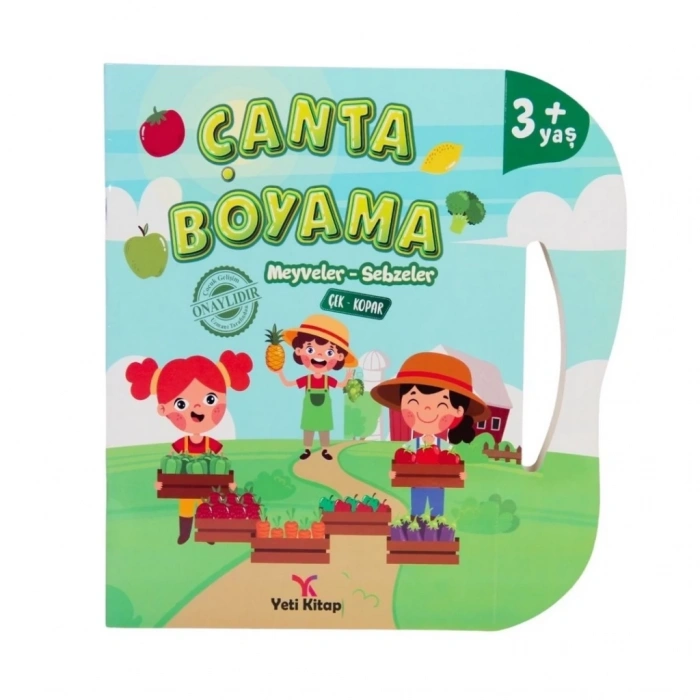 BFS  Çanta Kitap Boyama Kitabı Meyve ve Sebzeler