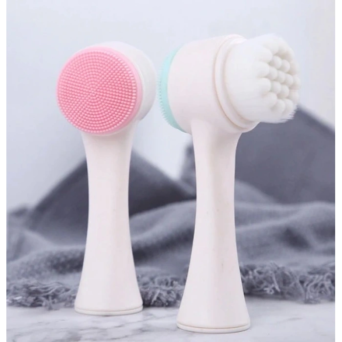 BFS Çift Taraflı 3D Yumuşak Yüz Bakım Fırçası