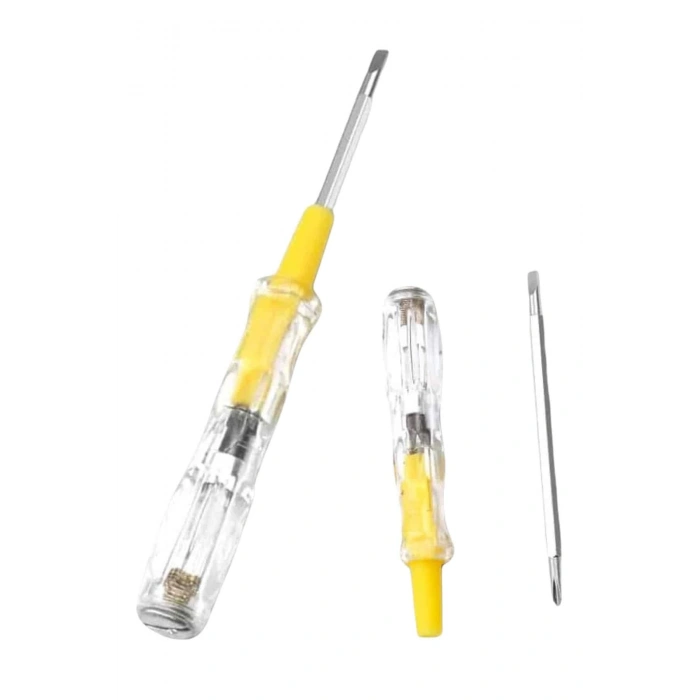 BFS Çift Uçlu Kontrol Kalemi Elektrik Test Kalemi Şeffaf