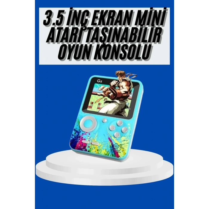 BFS Çocuklara Özel 4K HD Retro Oyun Konsol El Atari Taşınabilir 500 Oyunlu