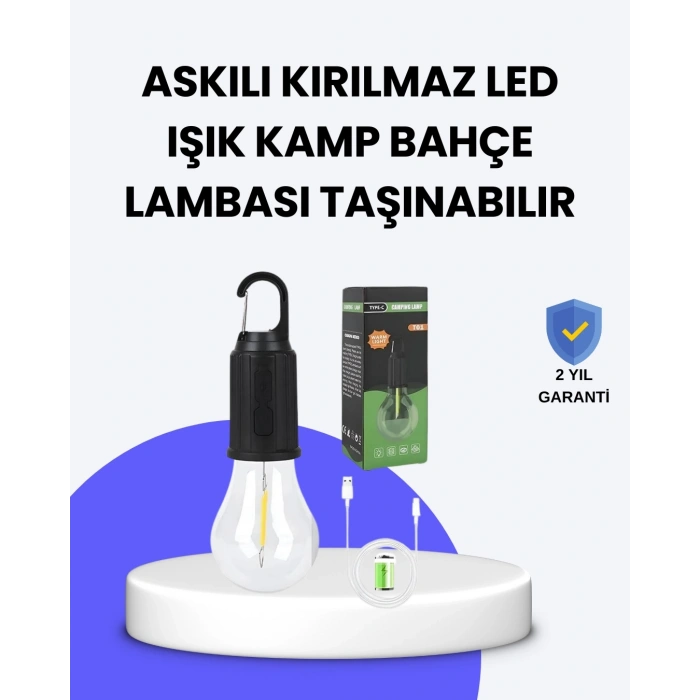 BFS Çok Yönlü Asma Kancalı Kamp Işığı