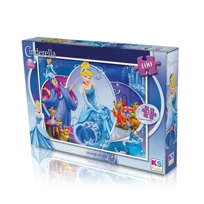 Mey İthalat® CRL714 KS, Cinderella / 100 Parça Puzzle