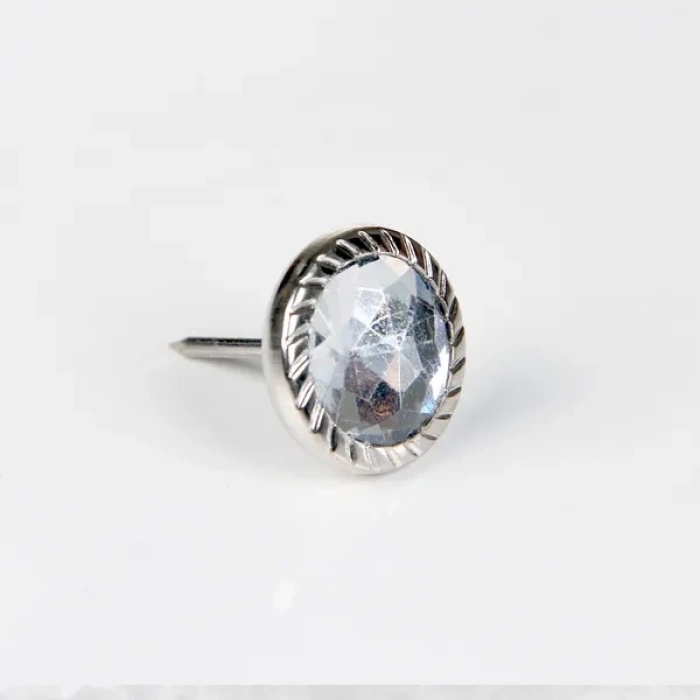 BFS Dekoratif Parlak Taşlı Kabara Raptiye 17 Mm - 500