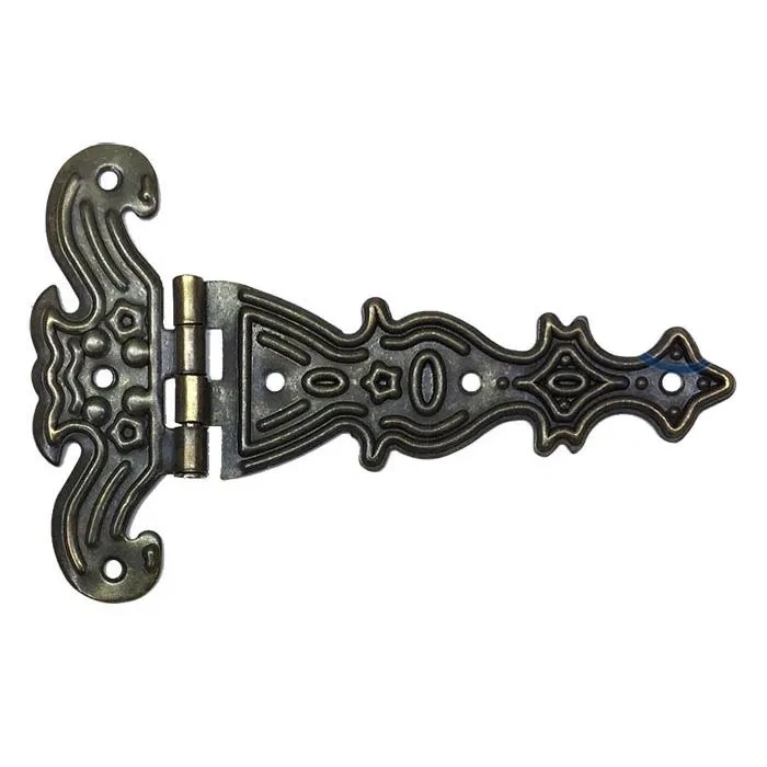 BFS Dekoratif, Sac Tek Kuyruklu Menteşe - 69x102 Mm, Büyük, Antik, 100 Adet