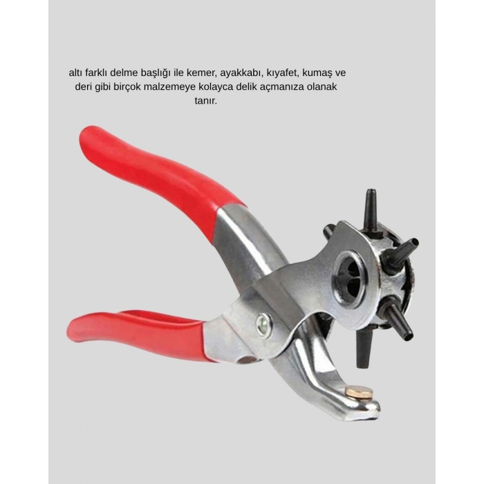 BFS Delme Pensesi 6 Başlıklı Çok Amaçlı Paslanmaz Çelik Ergonomik