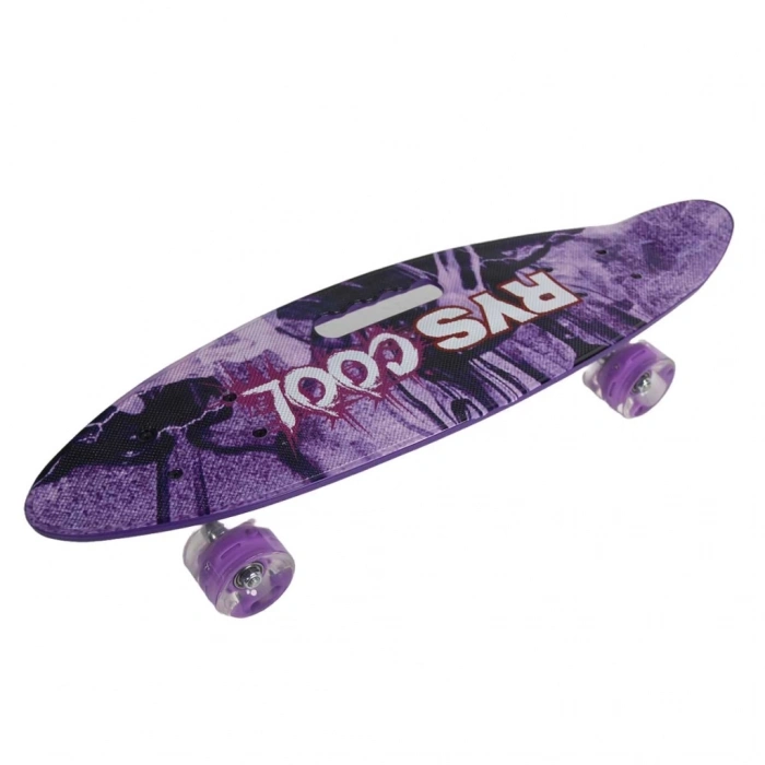 BFS  Desenli Orta Boy Işıklı Kaykay 60 cm