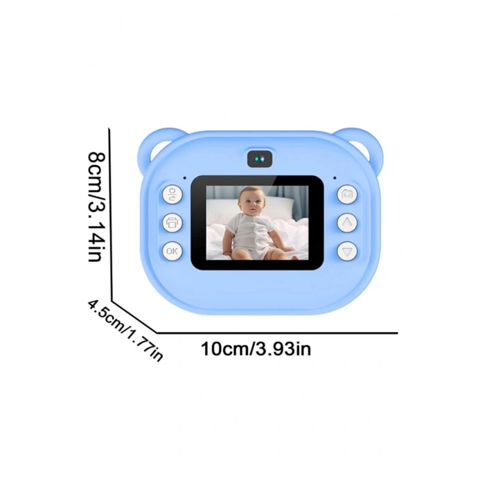 BFS Dijital Video Kayıt Fotoğraf Çocuk Kamerası Anlık Termal Resim Kağıt Baskılı