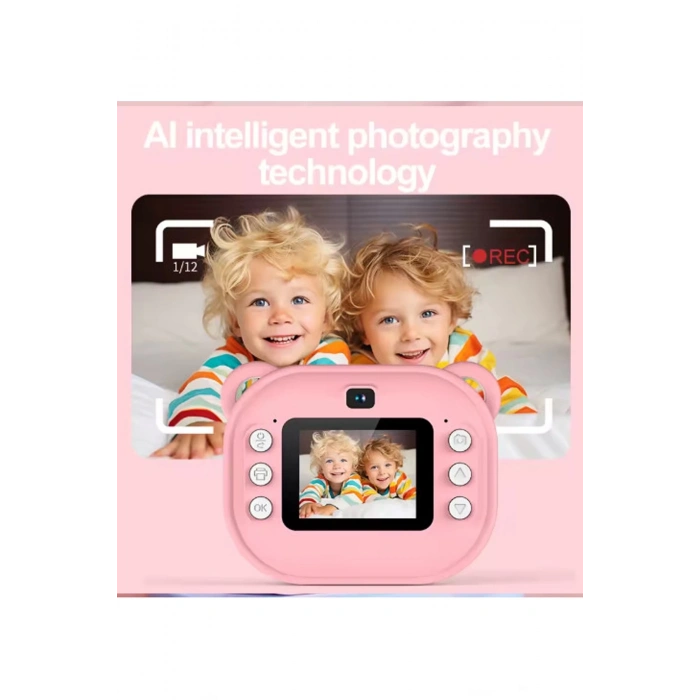 BFS Dijital Video Kayıt Fotoğraf Çocuk Kamerası Anlık Termal Resim Kağıt Baskılı Vtn-09