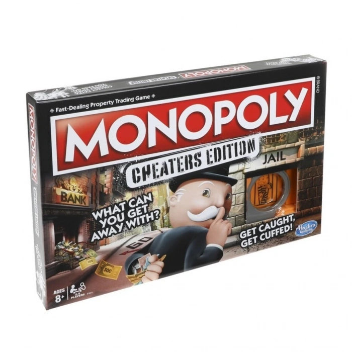 BFS  E1871 Hasbro Gaming - Monopoly Cheaters Edition +8 yaş