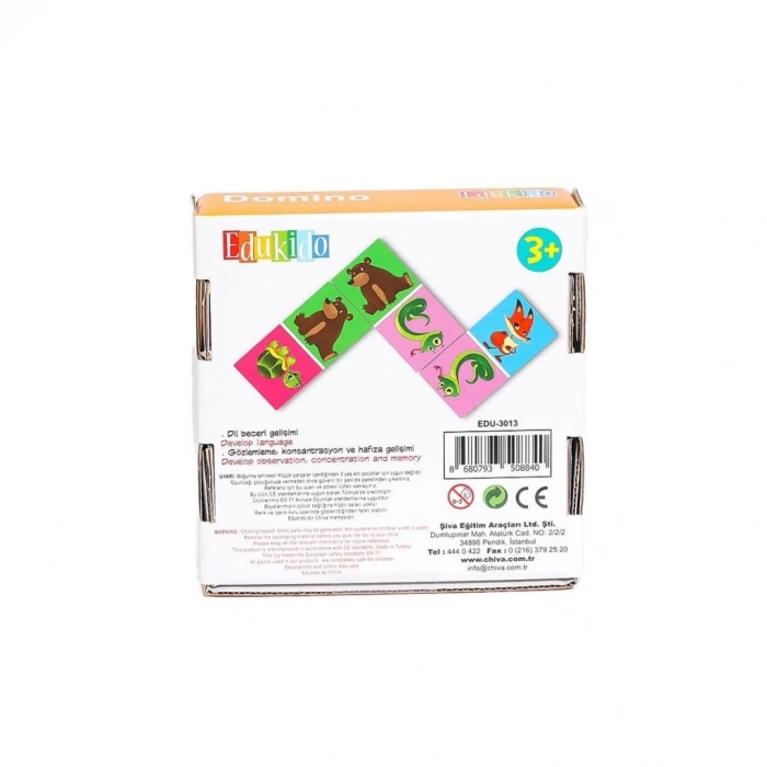 BFS  EDU-3013 Hayvanlar Domino -Chiva