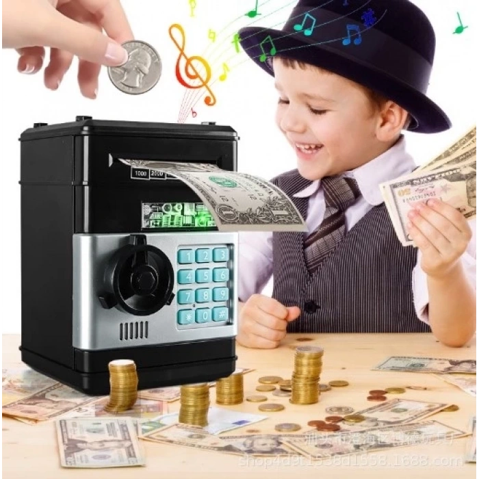 BFS Elektronik Şifreli Kasa Otomatik Kağıt Para Alan ATM Kumbara