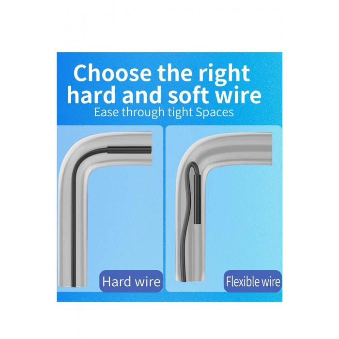 BFS Endoskop Yılan Video Kamera İos Uyumlu Led’li 10 Metre 7 Mm Sert Kablo 2mp Full Hd