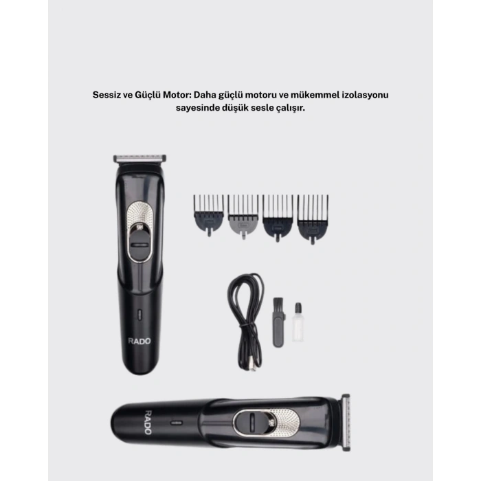 BFS Ergonomik Tasarımlı, 3 Taraklı Profesyonel Şarjlı Saç Sakal Tıraş Makinesi