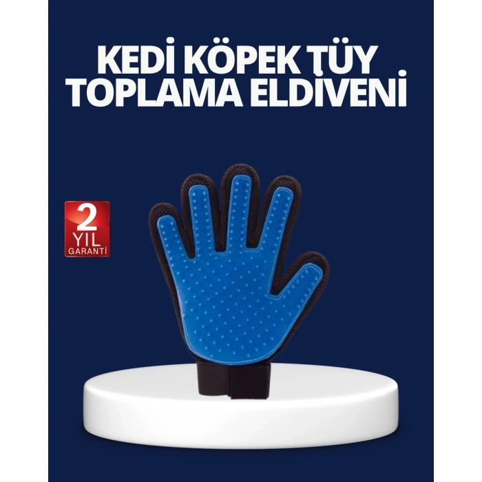 BFS Evcil Hayvan Tüy Toplama ve Masaj Eldiveni – Köpek ve Kedi Tüy Dökülme Önleyici Bakım Eldiveni