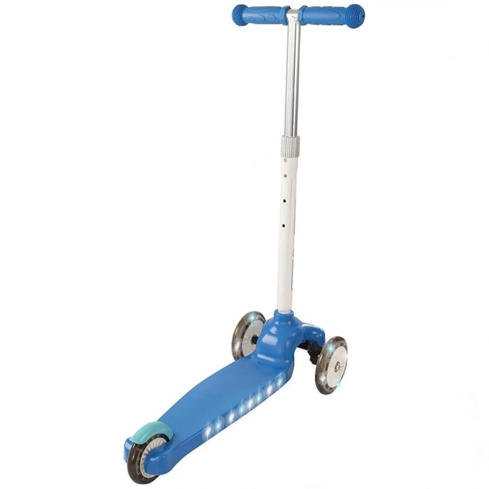 BFS   Evo Işıklı Move N Groove Mavi Üç Tekerlekli Scooter