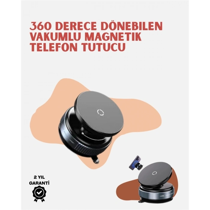 BFS Evrensel Uyumlu Manyetik Araç Telefon Standı – Dayanıklı Alüminyum Gövde