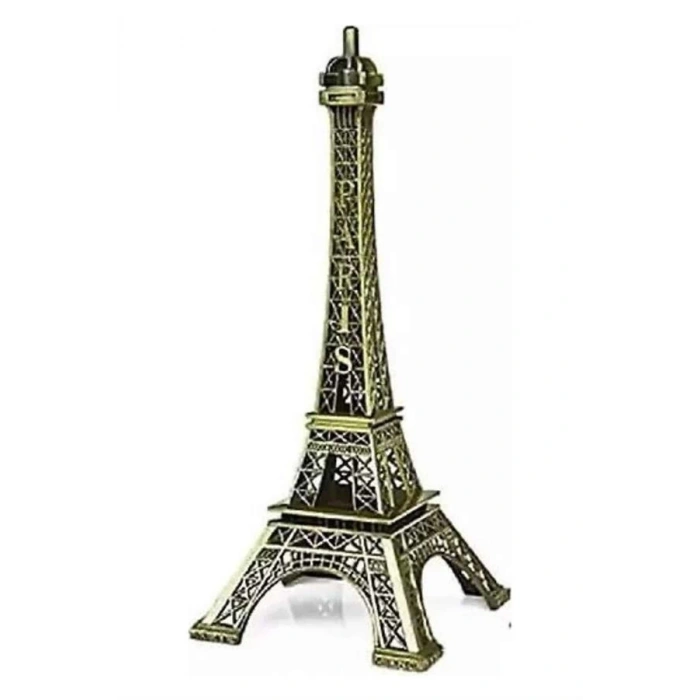 BFS Eyfel Kulesi Tasarımlı Kum Saati Kristalleştirilmiş Kum Saati Dekoratif Ahşap Görünümlü