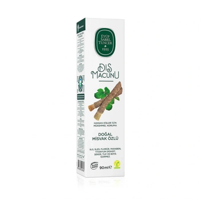 BFS   Eyüp Sabri Tuncer Doğal Diş Macunu 90 Gr Misvak Özlü