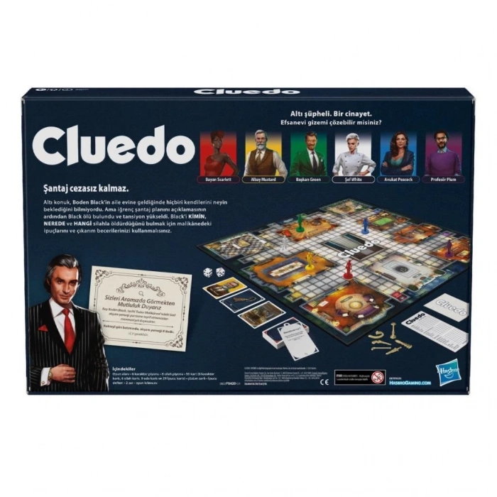 BFS   F6420 Hasbro Gaming - Cluedo +8 yaş