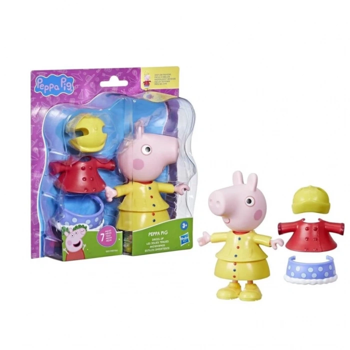 BFS   F8859 Peppa Pig ve Ailesi Kıyafetli Figür Seti +3 yaş