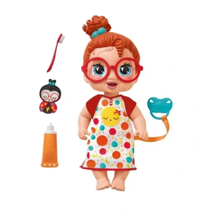 BFS  F9965 Baby Alive Uykucu Bebeğim Kırmızı Saçlı Dottie Doodle +3 yaş