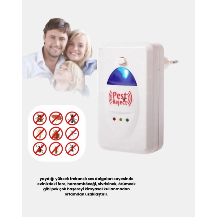 BFS Fare, Sivrisinek ve Böcek Kovucu Ultrasonik Cihaz – Güvenli ve Kimyasalsız Çözüm