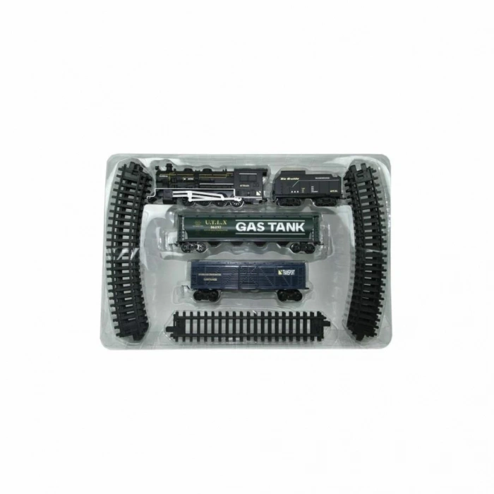 BFS  FF-1601C-1 Işıklı ve Sesli 18 Parça Classic Tren - Vardem Oyuncak