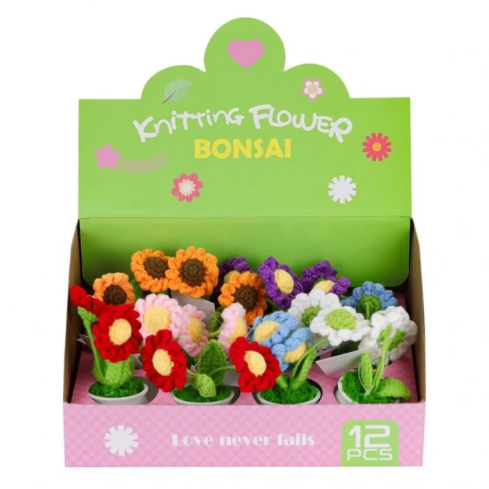 BFS   FL-3 12Lİ Kroşe Örgü Ayçiçeği -Birliktoys