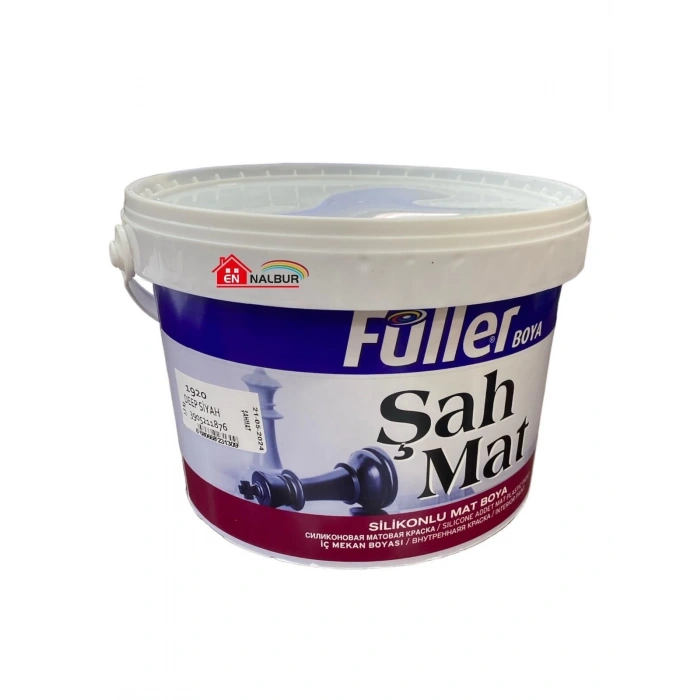 BFS Füller Şahmat Silikonlu Mat İç Cephe 3,5 Kg Deep Siyah