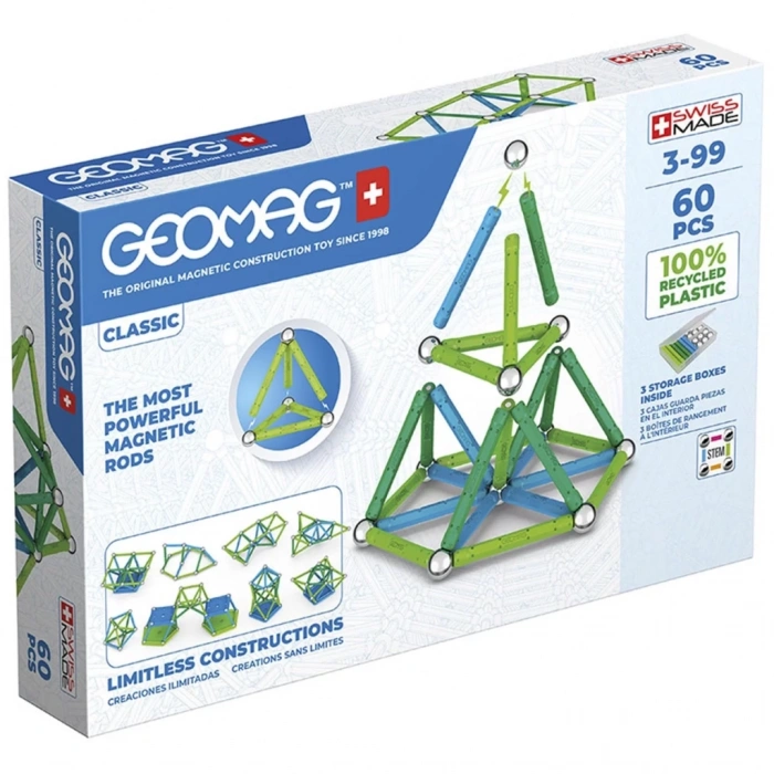 BFS   Geomag Classic Manyetik Zeka Oyunu 60 Parça
