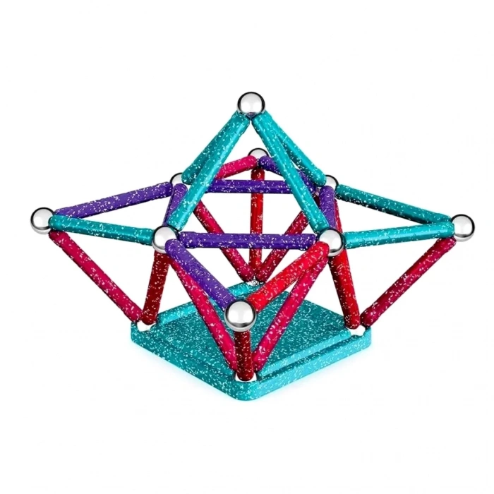 BFS   Geomag Glitter Manyetik Zeka Oyunu 60 Parça