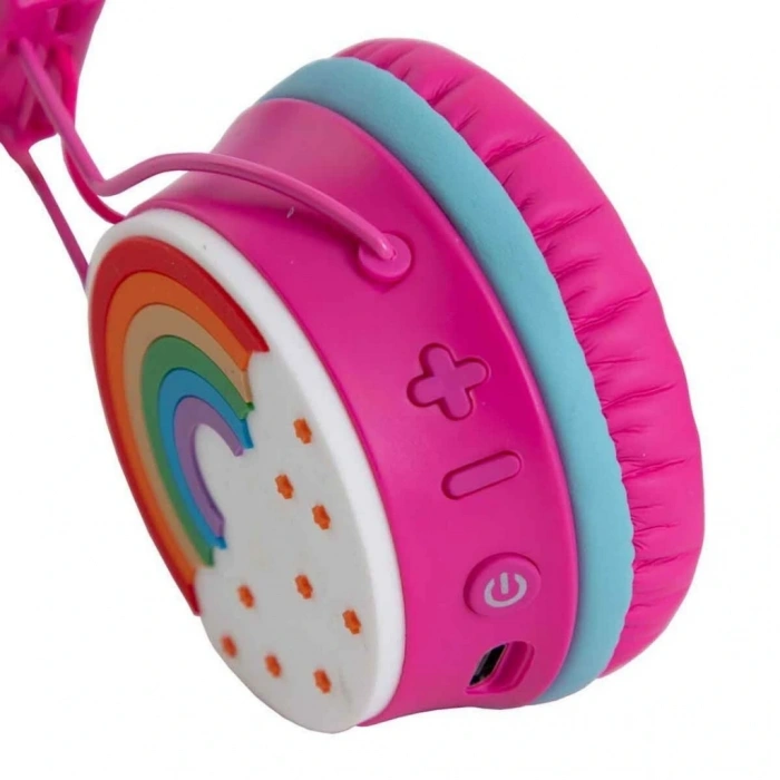 BFS Gökkuşağı Desenli Bluetooth Kulak Üstü Kulaklık