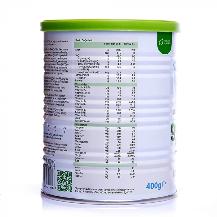 BFS   Golden Goat 2 Keçi Sütlü Devam Sütü 6-12 Ay 400 Gr