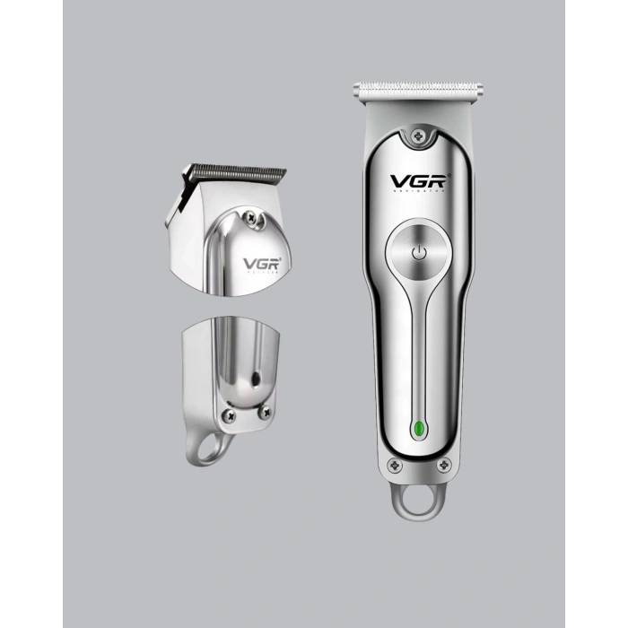 BFS Gümüş Desenli Şarjlı Tıraş Makinesi – 120 Dakika Çalışma Süresi, 3 Başlıklı