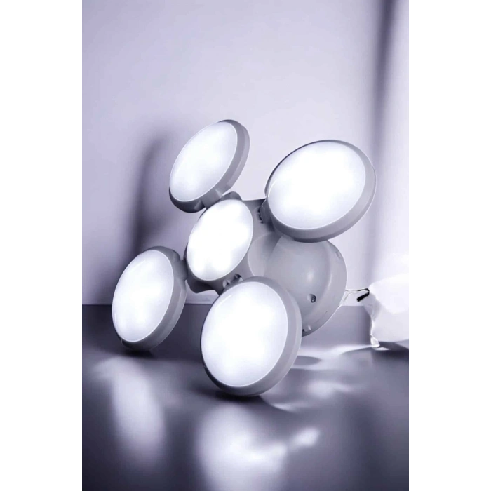 BFS Güneş Enerjili Solar Aydınlatma Kamp Çadır Lambası Şarjlı Ampül Led Şarjlı El Feneri Işıldak